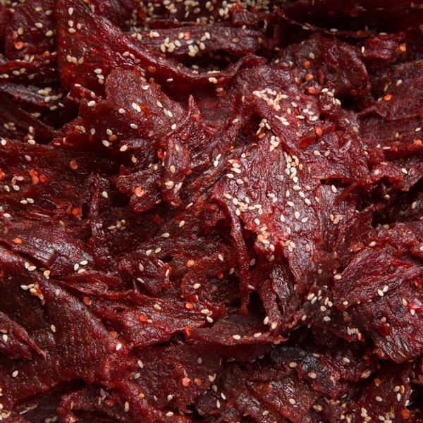 Collection of Spicy Lemon Grass Beef Jerky - Khô bò xả ớt cay. - 0.5 lb in a gallery layout