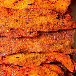 Collection of Spicy Crispy Curry Beef Jerky - Khô Bò Giòn Cay - 0.5 lb in a gallery layout