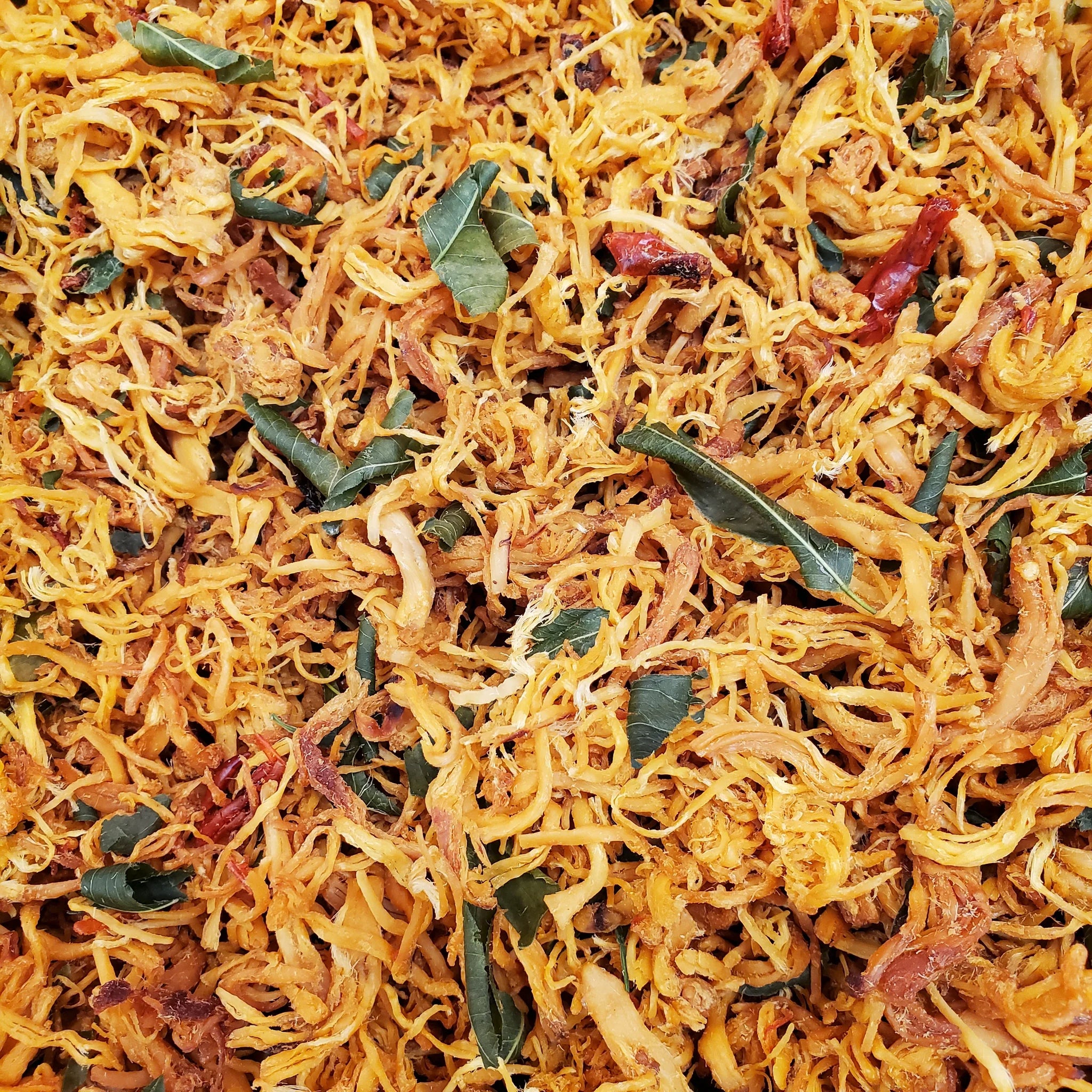 Collection of Spicy lemon leaf shredded - Khô gà lá chanh - 0.5 lb in a gallery layout