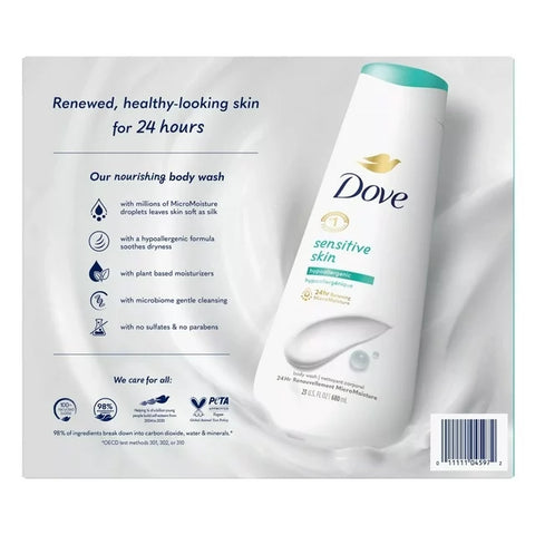 Dove Nourishing Body Wash, 23 Fluid Ounce (Pack of 3)