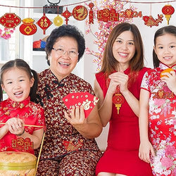 Collection of 40 Pieces Happy Chinese New Year Decorations 2024 Hanging Chinese Knot Pendant Lantern Copper Coin Chinese Luna New Year Decorations Dragon New Years Ornaments for Spring Home Tree Car Party Supply - Pinsot in a gallery layout