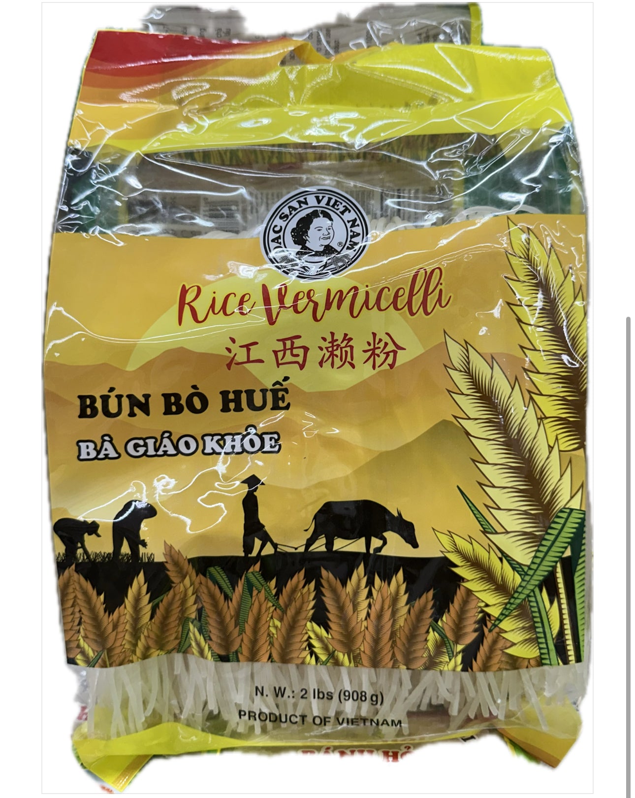 Collection of Premium Hue Style Noodles - Bun Bo Hue, 1.1 Lbs (1kg) in a gallery layout