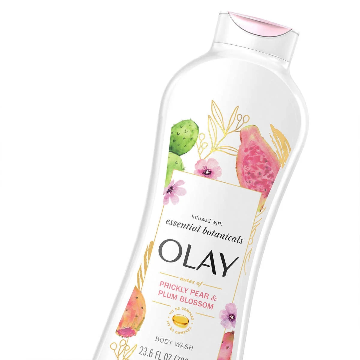 Collection of Olay Essential Botanicals Body Wash 23.6 Fluid Ounce (Pack of 3) in a gallery layout