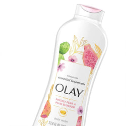 Collection of Olay Essential Botanicals Body Wash 23.6 Fluid Ounce (Pack of 3) in a gallery layout