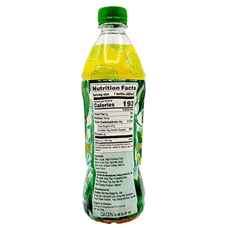 Collection of Zero Degree Green Tea Lemon Flavor 15.4 Fl Oz in a gallery layout