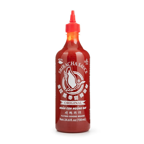 Flying Goose Sriracha Hot Chilli Sauce, Product of ThaiLand - Net WT: 24.6 Fl Oz (730 ml)