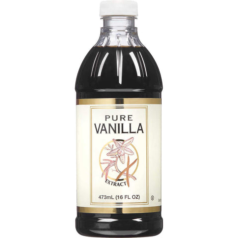 Pure Vanilla Extract, Total Net Weight: 16 fl oz (473 ml)