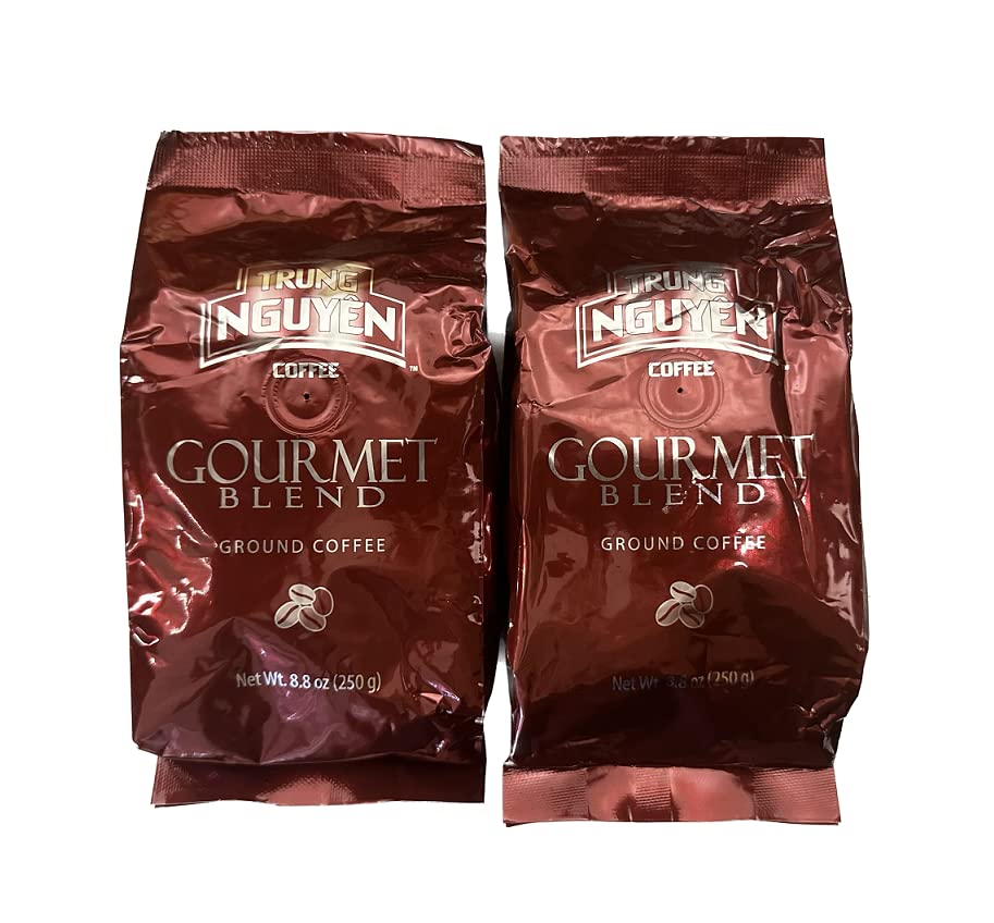 Collection of Trung Nguyen Gourmet Blend Ground Coffee 17.6 Oz in a gallery layout