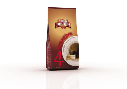 Trung Nguyen Creative Coffee, Roasted Ground Coffee, Vietnamese Coffee 8.8 oz bag