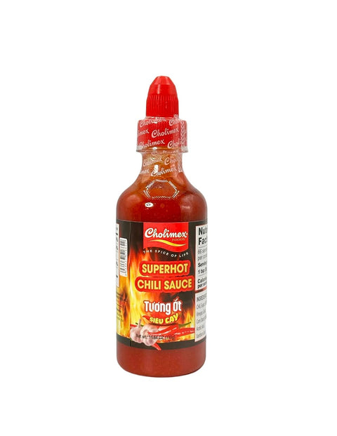 Cholimex Superhot Chili Sauce, Net Wt: 11.64 Oz. (330g)