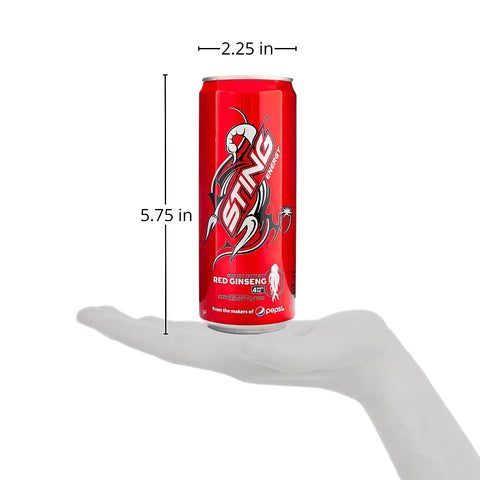 Sting Energy Drink - Red Ginseng / Nuoc Tang Luc Sting 320ML (1 Botle )