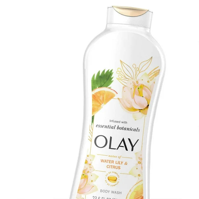 Collection of Olay Essential Botanicals Body Wash 23.6 Fluid Ounce (Pack of 3) in a gallery layout