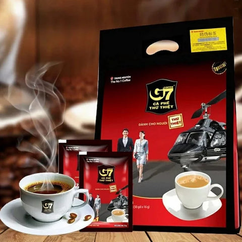 Trung Nguyen — G7 Helicopter 3 In-1 Instant Vietnamese Coffee, 1 pack of 100 single serve