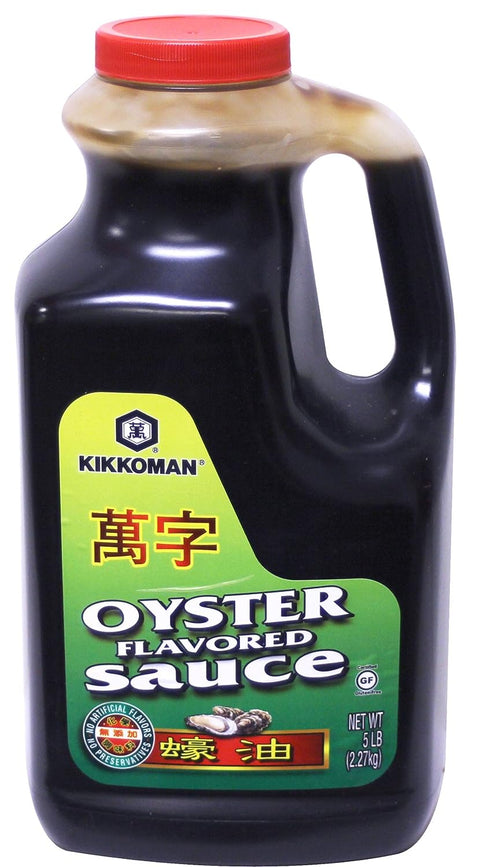 Kikkoman Oyster Flavored Sauce, No Added MSG, Green Label, 5 Pound