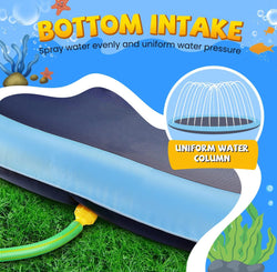 Collection of Sprinkler Pad for Kids and Dogs, 10 FT Extra Large Splash Pad for Toddlers 1-3 and Kids Ages 2+ in a gallery layout