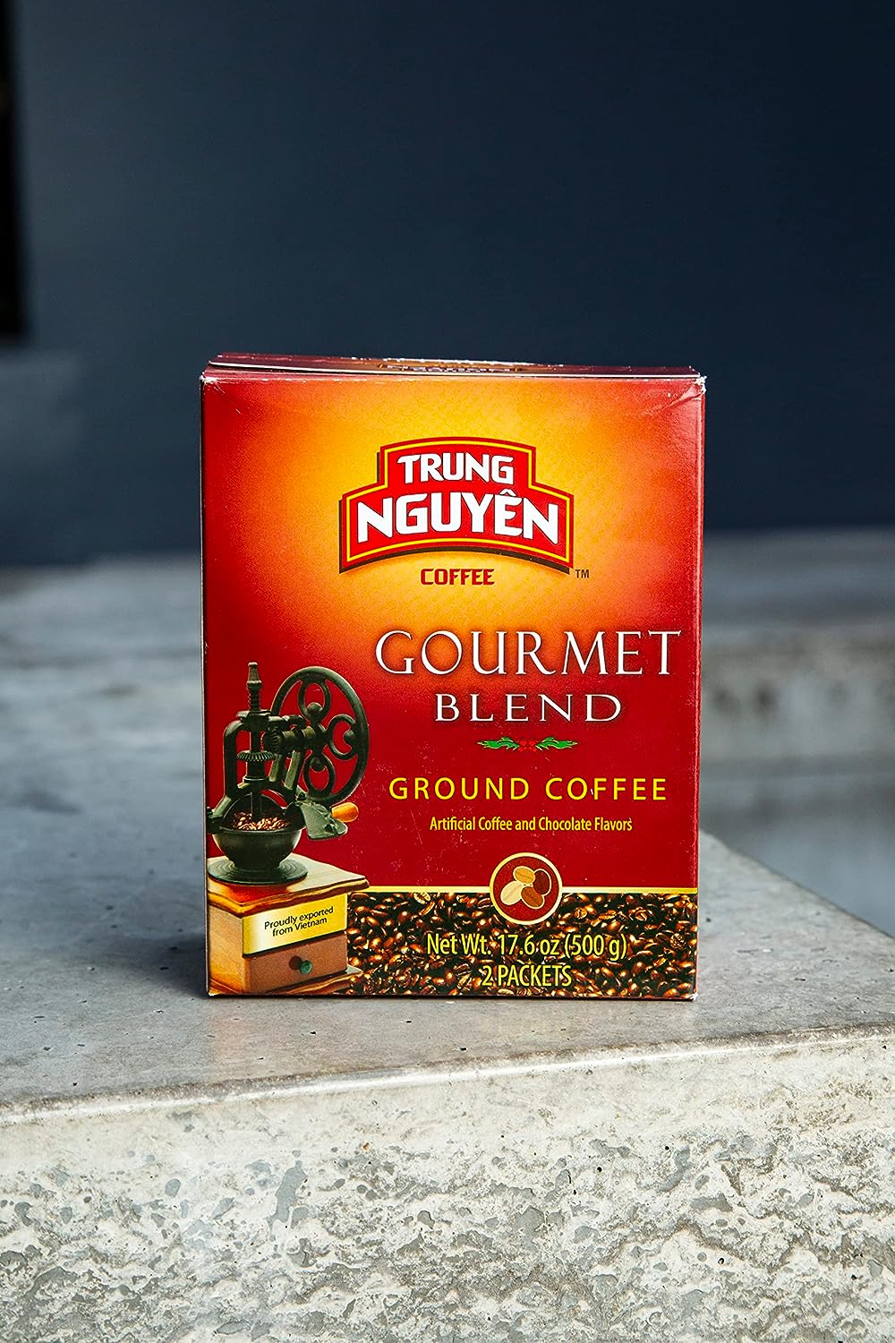 Collection of Trung Nguyen Gourmet Blend Ground Coffee 17.6 Oz in a gallery layout
