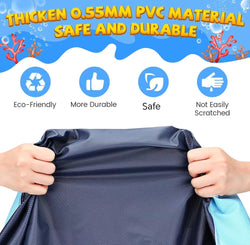 Collection of Sprinkler Pad for Kids and Dogs, 10 FT Extra Large Splash Pad for Toddlers 1-3 and Kids Ages 2+ in a gallery layout