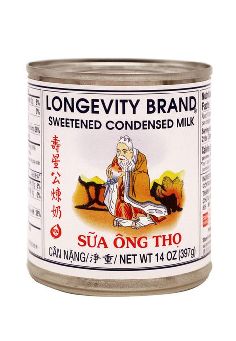 Longevity Sweetened Condensed Milk, Sliver, 14-oz