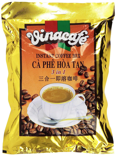 Vinacafe Instant Coffee Mix, 100 Sticks - Net Wt 4.4 Lbs (2 Kg) - Big Bag