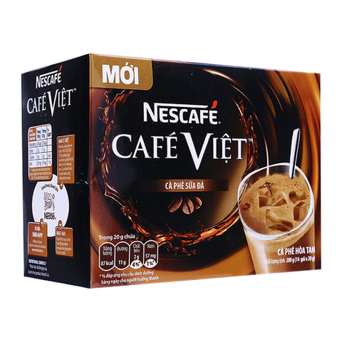 Nescafe Cafe Viet Instant Coffee & Creamer Mix - 14 Packets/ 9.87oz