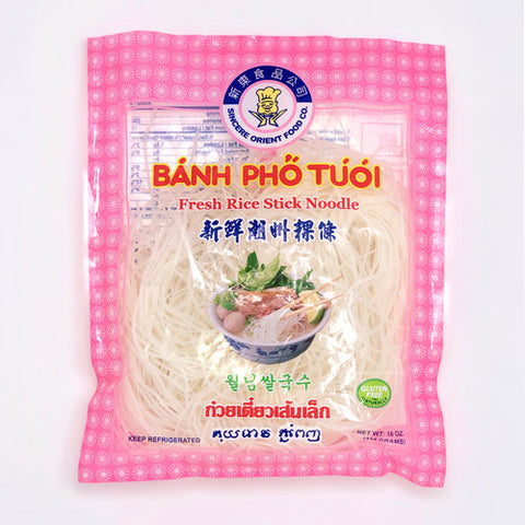 Sincere Fresh Rice Stick Noodle - Bánh Phở Tươi,  1 Lb