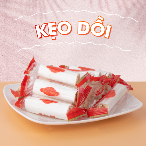 Collection of Peanut Candy (Kẹo Dồi Lạc / Kẹo Kéo) - 5.6oz in a gallery layout