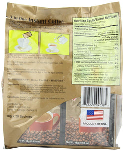 Collection of ABCafe 3 in 1 Instant Coffee, Regular, 20 - Count - Pinsot in a gallery layout