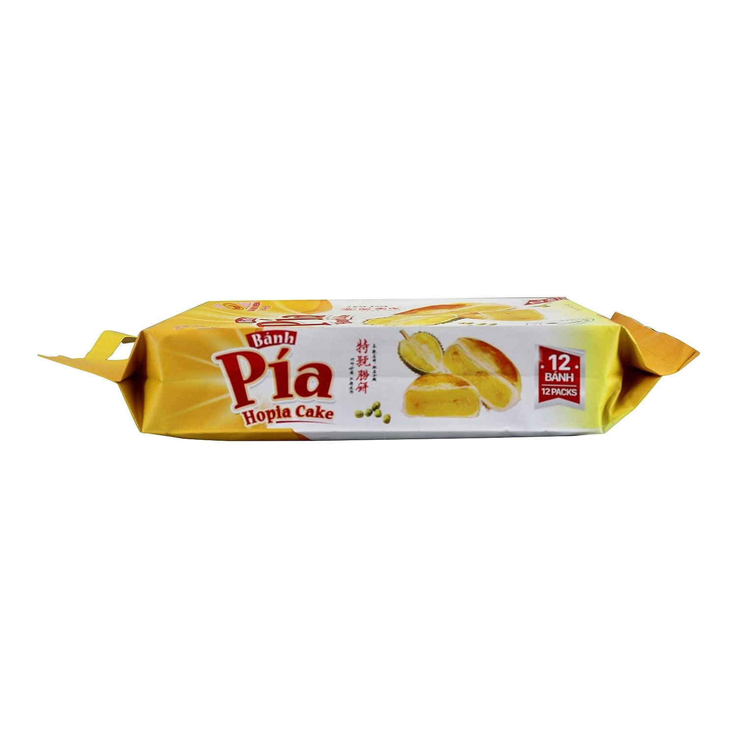 Collection of Banh Pia Hopia Cakes, 12 Count, Mungbean - Durian Flavor, 16.8 Ounce - Pinsot in a gallery layout