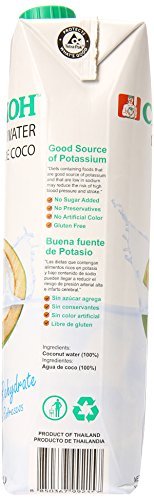 Collection of Chaokoh 100% Naturally Rehydrate Real coconut water 33.8 fl oz (pack of 12) - Pinsot in a gallery layout