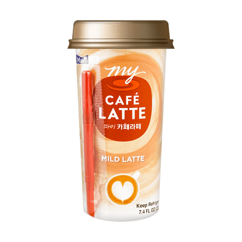 Maeil My Cafe Latte Chilled Coffee Drink, Mild Latte, 7.4 fl oz