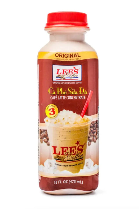 Lee's Coffee Concentrated Regular Flavor, Vị Nguyên Bản 473ml 16 oz