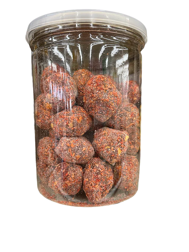 Collection of Spicy Preserved Starberry Tamarind (Chùm Ruột Me Cay) - 300g in a gallery layout