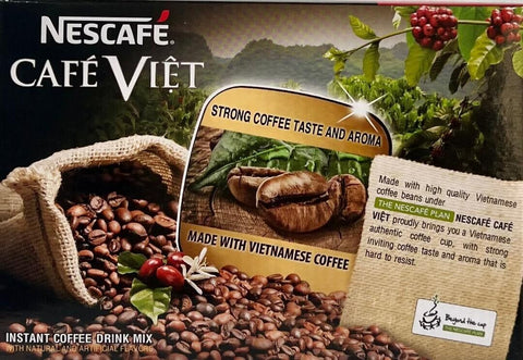 Nescafe Cafe Viet Black Iced Instant Coffee Drink Mix 15 Sachets x 16g