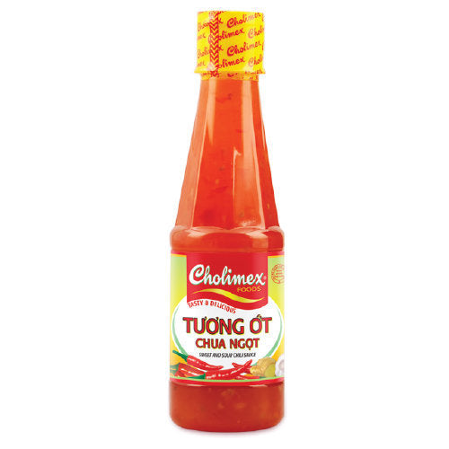 Collection of Cholimex Sweet and sour chili sauce with PET bottle of 270g in a gallery layout