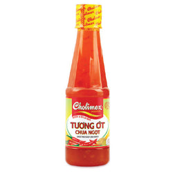 Collection of Cholimex Sweet and sour chili sauce with PET bottle of 270g in a gallery layout