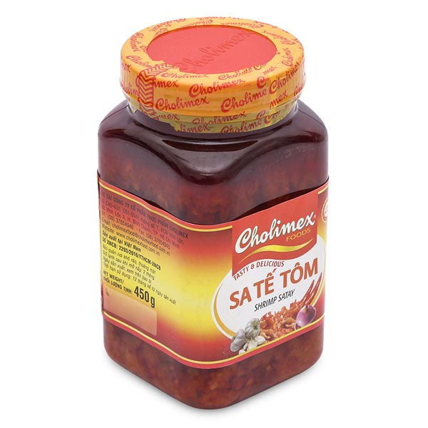 Collection of Cholimex Sate Tom Shrimp Satay Plastic Bottle 450G in a gallery layout