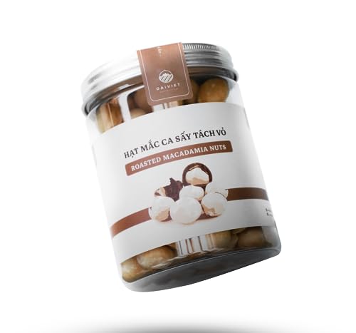 Collection of Ong Ba Premium Vietnamese Roasted Macadamia Nuts, Unsalted, Pre-shelled | 250g | 8.8 oz | in a gallery layout