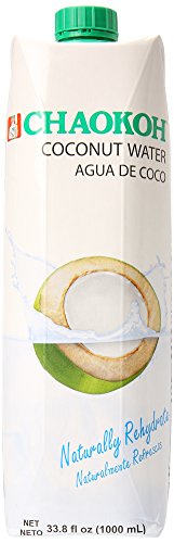 Chaokoh 100% Naturally Rehydrate Real coconut water 33.8 fl oz (pack of 12)