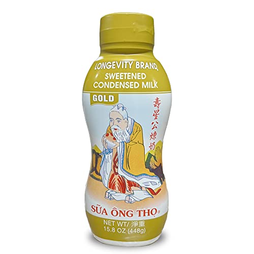Collection of Longevity Brand Full Cream Sweetened Condensed Milk Squeeze Bottle 15.8oz in a gallery layout