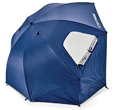 Umbrella Shelter for Sun and Rain Protection (8-Foot, Blue) UPF 50+