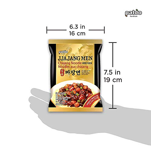 Collection of PALDO FUN & YUM Jjajangmen Chajang Noodle No MSG , 7.05 ounce ( 4 Pack ) in a gallery layout