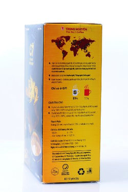 Collection of Trung Nguyen G7 Strong X2 Gu Manh, 3 in 1 Instant Coffee (12 Single Serve Packets) in a gallery layout