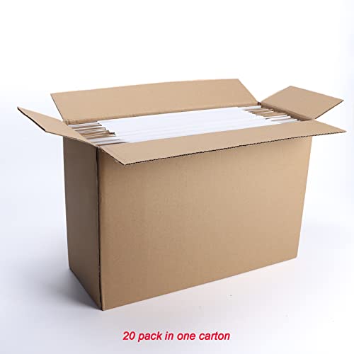 Collection of Dakoli Supplies 11x8x2 Inch Shipping Boxes 20 Pack Corrugated Cardboard Box Mailer for Small Business Mailing Packing, White in a gallery layout