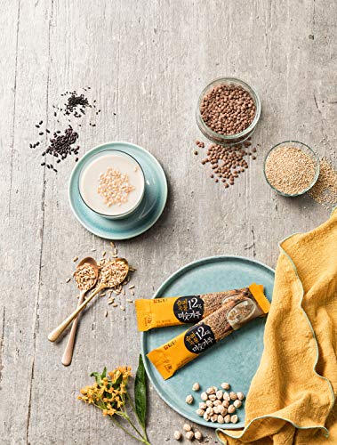 Collection of Damtuh Korean 12 Super Mixed Grain Powder Meal Replacement Shake Breakfast Simple Meal Superfoods Misugaru 20g x 40 Sticks in a gallery layout