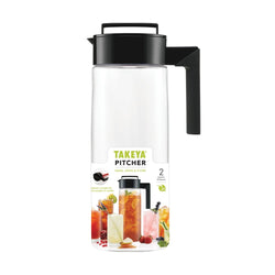 Collection of Takeya Patented and Airtight Pitcher Made in the USA, BPA Free, 2 qt, Black in a gallery layout