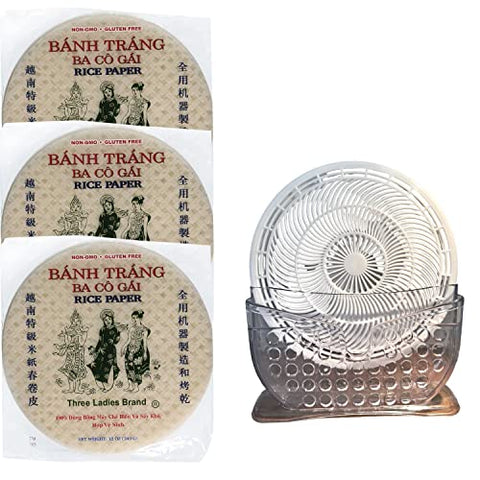 Dakoli Rice Paper Wraps Kit, Perfect for Fresh Spring Rolls & Dumplings