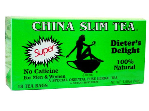 China Slim Tea Dieter's Delight 18 TEA BAGS NET WT 1.9 OZ (54 g)