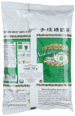 Collection of Number One Milk Green Tea Mix in Fine Loose Leaves with Mild Jasmine Flavor, from Thailand (7 oz Bag) in a gallery layout