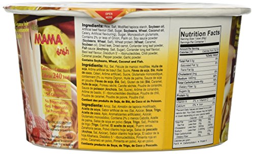 Collection of MAMA Pho Bo Instant Beef Soup Bowl Noodle In Vietnamese Style (6-Bowl Pack, 2.29 oz Per Bowl) in a gallery layout
