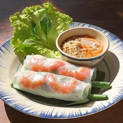 Collection of MekomanRice Papers - Bánh Tráng Wrappers for Spring rolls Round 22cm, 12oz in a gallery layout